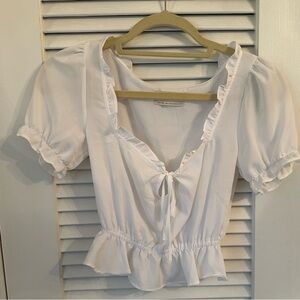 Urban Outfitters White Crop Top